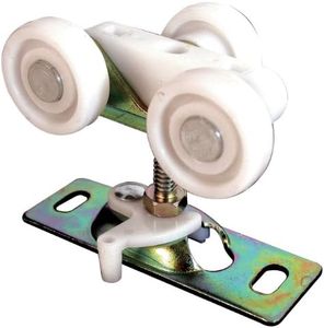 Prime-Line Products N 6847 Pocket Door Roller Assembly, 3/4 in., Flat, Plastic Wheels on Steel Bracket (Pack of 2)