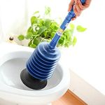 Istara Durable Easy to Clean Flush Toilet Plunger High Pressure Thrust Flush Toilet Dredger Clog Remover Pipe Cleaning for Kitchen Sink, Toilet, Bathroom Sink Clog Remover