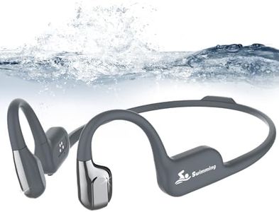 ANSTEN Swimming Headphones, Bone Sound Headphones, Bluetooth 5.4, IP68 Waterproof, Underwater Headphones with MP3 Player, 32 GB Memory, Open Ear Headphones for Swimming, Running