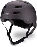 Flybar Bike Helmet- Multi Sport Dual Certified Adjustable Dial, Skateboard Helmet, Roller Skating, Pogo, Electric Scooter, Snowboard, Boys and Girls Kids- Adults Helmets (Blk,L-XL)