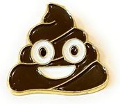 Bulk 20 Pack Smiling Poop Emoji Lapel Pins