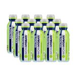 WOW HYDRATE Electrolyte Water, Sports Water with Essential Vitamins for Improved Energy Levels, Low Calorie, Sugar Free & Fat Free, Maximise Hydration, Lemon & Lime Flavour, 12 x 500ml