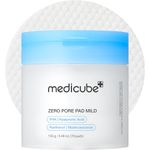 medicube Zero Pore Pads Mild 2.0 (70 units) - Gentle Calming Toner Pads for Exfoliation, Minimizing Pores, and Blackhead Removal with PHA - Ideal for All Skin Types - Korean Skin Care