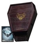 Outdoor Oddities Coffin Bat Box - Handcrafted Double Chamber Bat Houses for Outdoors - Flame Treated Weather-Resistant Bat House - Easy for Bats to Land and Roost - Ready to Install