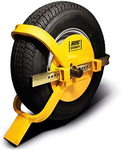 Maypole Universal Wheel Clamp 8-10 Inch Suitable for Small Trailer Tyre Width 120mm to 140mm Diameter 400mm to 550mm