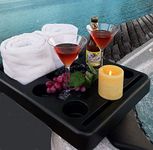 Hot Tub Towel Holder, Snack Tray, Phione and Tablet Stand