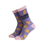 Sock Therapy Smiling Faces MAKING SMILES SINCE 2001 Womens Novelty Funky Pattern Colorful Socks Smart Design Comfortable Breathable Socks Non Slip Great Gift - 80% Goddess, 20% Pasty