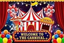 MEHOFOND Carnival Circus Backdrop f