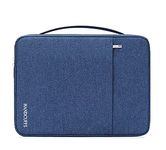 Handcuffs Document Organizer Bag | Waterproof | Portfolio Case | Professional | File Folders | A4 Paper | Certificates | Holder | Travel | Storage | Documents Organiser (Blue)