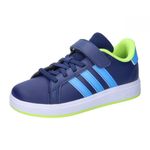 adidas Unisex Grand Court 2.0 Shoes Children Tennis, DARKBLUE/BLUBRS/LUCLEM, 12.5 UK