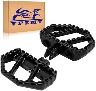 VPZMT Motorcycle Mini Floorboards Driver Non-Slip Front Foot Pegs Footrests for Harley Softail Street Bob 114 FXBBS Fat Bob Fat Boy FXLRS Low Rider ST Sport Glide Breakout Slim 2018-2025 Models