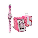 Kid Licensing HK50027 HELLO KITTY DIAL CHANGE WATCH Learning, Multi-Coloured (Multi-Coloured)