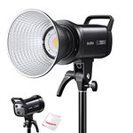 GODOX SL100D Bowens Mount LED Video Light, 100W CRI96+ TLCI97+ 5600K, 32100Lux@1m, 8 Lighting Effect, APP Bluetooth Control, 120°Beam Angle, Intutive User Interface, Compact Size, Black