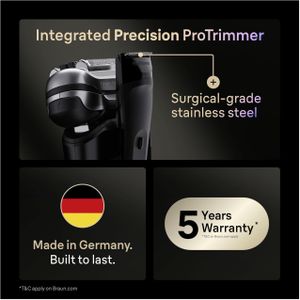 Braun Series 9 PRO+ Electric Shaver – Black