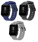 Sounce 20mm Watch Straps Compatible for Removable Straps ONLY for Amazfit Bip, Amazfit GTS, Galaxy Watch Active 2, Gear S2 Classic, Samsung Gear, Boat, Firebolt, Noise