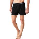 Smartwool Men's Merino Wool Boxer Boxed (Regular Fit), Black, XX-Large