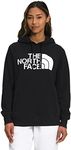 THE NORTH FACE Women's Half Dome Pullover Hoodie, TNF Black/TNF White, Medium