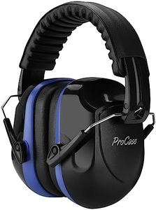 ProCase Noise Reduction Safety Earmuffs, SNR 34dB Noise Cancelling Headphones for Adults Kids Autism, Adjustable Sound Proof Hearing Protection for Shooting Mowing Construction -Blue