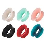 6pcs Earplugs Mute Style Pack, Quiet Ear Plugs Accessories for Extra 5 dB Noise Reduction Earplugs Quiet for Journey Home Office Library(6 Colors)