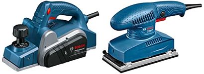 Bosch GHO 6500 Professional Planer & GSS2300 Corded Electric 190W Orbital Sander with Tools