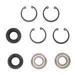 Club Car Axle Shaft Bearing and Seal Kit, 2 Set Club Car Rear Axle Shaft Bearing and Oil Seals 611931 70181G01 Replacement for EZGO Marathon Medalist Club Car Golf Cart Parts