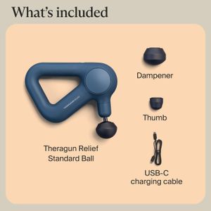 Theragun Relief Massage Gun – Navy Deep Tissue Percussion Massager