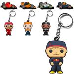 F1 Formula One Drivers Racing Key Chain Keychain Car Auto Compatible with Red Bull Mercedes Ferrari Team Fan Gift Accessory (Max Verstappen)