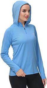 BASSDASH Women’s UPF 50+ Performance Hoodie Long Sleeve UV Fishing Hiking Shirt