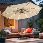 wikiwiki 10ft Solar LED Offset Hang
