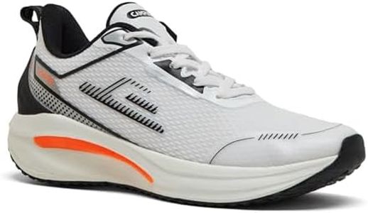 Campus Men STRUT Running Shoes WHT/BLK - 9UK/India, White