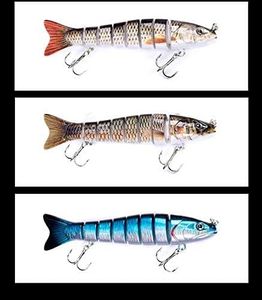 Hetkrishi Lure Swimbait 13cm 28g Fishing Lures Hard Jointed Bass Fishing Lures for Saltwater and Freshwater(1Piece)