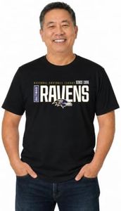 Baltimore Ravens Modern Zone T-Shirt Men Women Officially Licensed NFL