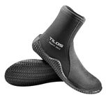 Tilos TruFit Dive Boots, First Truly Ergonomic Scuba Booties, Available in 3mm Short, 3mm Titanium, 5mm Titanium, 5mm Thermowall, 7mm Titanium