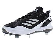 adidas Icon 7 Boost Baseball Cleats Black/White/Silver Metallic 10 D (M)