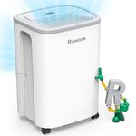 Dehumidifier for Home, Dehumidifier 4500 Sq Ft 50 Pints, Dehumidifiers with Drain Hose, 2L Water Tank, RUWORA Dehumidifiers for Basement,