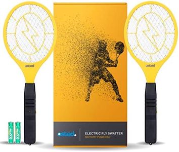 3000 Volt Electric Fly Swatter Mini Bug Zapper Outdoor | Fly Killer Indoor Electric Safe to use on Bugs Inside or Outside | Made from Durable ABS Material