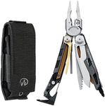 LEATHERMAN, MUT Multitool with Premium Replaceable Wire Cutters and Firearm Tools, Stainless Steel with MOLLE Black Sheath