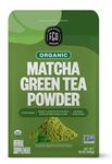 FGO Organic Matcha Green Tea Powder, Japanese Culinary Grade, Resealable Kraft Bag, 453g (Pack of 1)