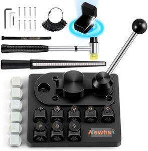 Newhai Upgraded Ring Bending Tool Ring Bender Machine for Jewelry Making Multi-Functional Ring Making Kit with Nylon Dies