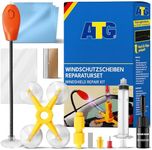 ATG® Windscreen Repair Kit with UV Lamp & Resin – Windscreen Chip Repair Kit – Windshield Repair Kit for Car Glass – Windscreen Crack Repair Kit – Stone Chip Repair Kit for Car