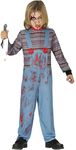 FIESTAS GUIRCA Killer Doll Children's Costume for Halloween Age 3-4 Years