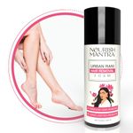 NOURISH MANTRA Urban Rani Hair Removal Spray/ Painless Hair Removal, De-tanning Effect, Long Lasting Results, And Fast-acting formula/ Made with Shea Butter & Glycerine/ Foam Spray Suits All Skin Types/ For Women - 200ml