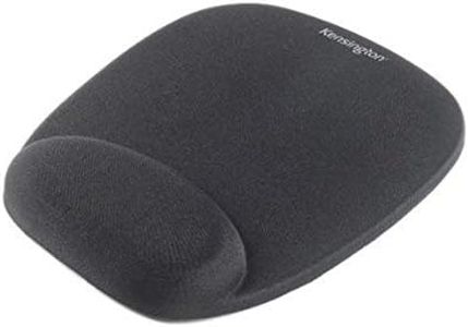 Kensington Ergonomic Comfort Foam Mouse Mat with Wrist Support - Compatible with Laser and Optical Mice - 32 x 252 x 210 mm - Black (62384)