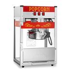 Olde Midway Commercial Popcorn Machine Maker Popper with 8-Ounce Kettle - Red