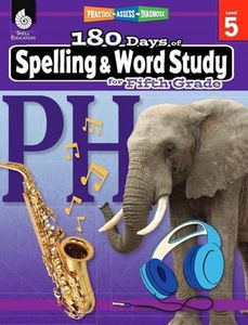 180 Days: Reading, Vocabulary/Language for 5th Grade Practice Workbook for Classroom and Home, Cool and Fun Practice Created by Teachers