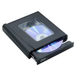 USB 3.0 &Type C DVD Drive, CD Burner Driver Drive-Free High-Speed Read-Write Recorder, External DVD-RW Player Writer Reader for Desktop PC Laptop (Black)