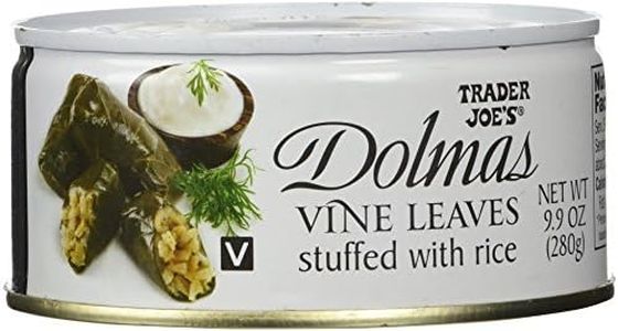 Trader Joe's Dolmas Vine Leaves Stuffed with Rice (Pack of 2)