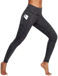 Ewedoos Leggings with Pockets for Women High Waisted Yoga Pants for Women with Pockets Soft Workout Leggings for Women Anthracite