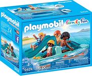 Playmobil 9424 Family Fun Floating Paddle Boat, Fun Imaginative Role-Play, PlaySets Suitable for Children Ages 4+