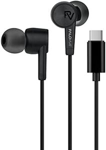 PALOVUE USB Type C Headphones in Ear Earphones Earbuds with Mic and Volume Control Compatible for Google Pixel Samsung Oneplus Huawei Sony MacBook SoundFlow